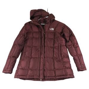 North Face Metropolis Puffer Parka 600 Goose Down Full Zip & Snap Women's Size S